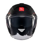 CASCO JET MT COSMO SV SOLID A1 NEGRO MATE/ ECE 22.06. - Imagen 3