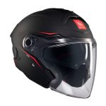 CASCO JET MT COSMO SV SOLID A1 NEGRO MATE/ ECE 22.06. - Imagen 4