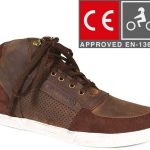BOTAS DE MOTO HARISSON APACHE MARRON URBAN UNISEX PARA VERANO PERFORADO CON PROTECCIONES CE