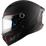 CASCO INTEGRAL HELMET MT STINGER 2 SOLID A1 MATT BLACK/ECE 22.06 - Imagen 2