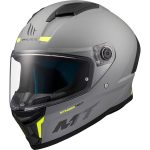 CASCO INTEGRAL HELMET MT STINGER 2 SOLID A12 GRIS BRILLO/ECE 22.06