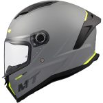 CASCO INTEGRAL HELMET MT STINGER 2 SOLID A12 GRIS BRILLO/ECE 22.06 - Imagen 2