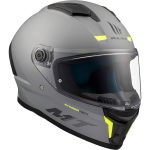 CASCO INTEGRAL HELMET MT STINGER 2 SOLID A12 GRIS BRILLO/ECE 22.06 - Imagen 4