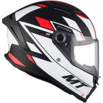 CASCO INTEGRAL HELMET MT STINGER 2 ZIVZE B5 MATT/ NEGRO BLANCO ROJO /ECE 22.06 - Imagen 4
