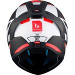 CASCO INTEGRAL HELMET MT STINGER 2 ZIVZE B5 MATT/ NEGRO BLANCO ROJO /ECE 22.06 - Imagen 5
