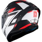CASCO INTEGRAL HELMET MT STINGER 2 ZIVZE B5 MATT/ NEGRO BLANCO ROJO /ECE 22.06 - Imagen 6