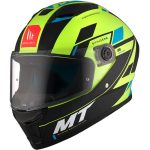 CASCO INTEGRAL HELMET MT STINGER 2 ZIVZE C3 MATT FLUOR/ NEGRO AMARILLO /ECE 22.06