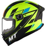 CASCO INTEGRAL HELMET MT STINGER 2 ZIVZE C3 MATT FLUOR/ NEGRO AMARILLO /ECE 22.06 - Imagen 2