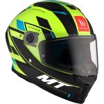 CASCO INTEGRAL HELMET MT STINGER 2 ZIVZE C3 MATT FLUOR/ NEGRO AMARILLO /ECE 22.06 - Imagen 4