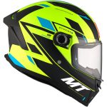 CASCO INTEGRAL HELMET MT STINGER 2 ZIVZE C3 MATT FLUOR/ NEGRO AMARILLO /ECE 22.06 - Imagen 5