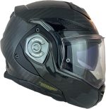 CASCO MODULAR LS2-FF901 ADVANT X SOLID CARBON-06 NEGRO + INTERCOM 4X CARDO - Imagen 3