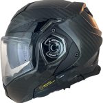 CASCO MODULAR LS2-FF901 ADVANT X SOLID CARBON-06 NEGRO + INTERCOM 4X CARDO