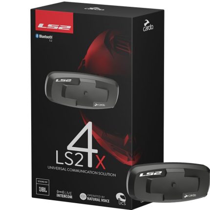 INTERCOMUNICADOR BLUETOOTH LS2 CARDO INTERCOM 4X UCS BLACK ECE 22.06