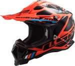 CASCO DE MOTO CROSS LS2 -MX700 SUBVERTER STOMP FLUO ORANGE BLACK-ECE 22.06 NARANJA NEGRO