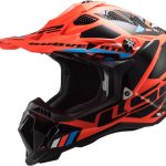 CASCO DE MOTO CROSS LS2 -MX700 SUBVERTER STOMP FLUO ORANGE BLACK-ECE 22.06 NARANJA NEGRO