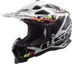CASCO DE MOTO CROSS LS2 -MX700 SUBVERTER STOMP WHITE BLACK-ECE 22.06 BLANCO NEGRO