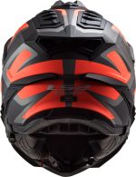 CASCO DE MOTO TRAIL LS2 -MX701 EXPLORER ALTER MATT BLACK FL.ORANGE-ECE 22.06 FIBRA DE VIDRIO NEGRO NARANJA - Imagen 6