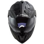 CASCO DE MOTO TRAIL LS2 -MX701 EXPLORER SOLID MATT BLACK-ECE 22.06 FIBRA DE VIDRIO NEGRO MATE - Imagen 5