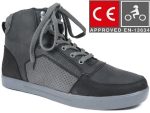 BOTAS DE MOTO HARISSON APACHE GRIS NEGRO URBAN UNISEX PARA VERANO PERFORADO CON PROTECCIONES CE