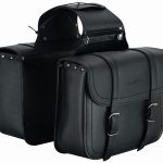 JUEGO DE ALFORJAS RÍGIDAS DE CUERO 3-4MM, PARA MOTO CUSTOM Y HARLEY BIKERS IRON HORSE 2X13 LITROS