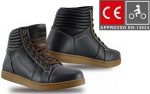 BOTAS DE MOTO JEREZ II MARRON CAFE URBAN UNISEX CON PROTECCIONES CE