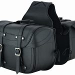 ALFORJAS LATERALES DE CUERO ARTIFICIAL, DESMONTABLE IMPERMEABLES Y INTERIOR FORRAD LEGEND NEGROS 24 LITROS X 2