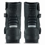 BOTAS DE MOTO MISANO NEGRO VINTAGE MATT MEDIACAÑA ADVENTURE TOURING EN PIEL CON PROTECCIONES CE - Imagen 2