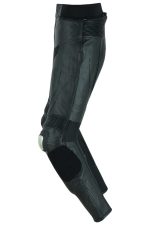 PANTALON DE CUERO PARA MOTORISTA CON PROTECCIONES DE TITANIO JF 17 P -NEGRO - Imagen 4