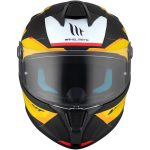 CASCO INTEGRAL HELMET MT TARGO S KAY B3 MATE NEGRO AMARILLO /ECE 22.06 - Imagen 3
