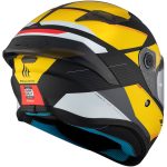 CASCO INTEGRAL HELMET MT TARGO S KAY B3 MATE NEGRO AMARILLO /ECE 22.06 - Imagen 6