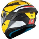 CASCO INTEGRAL HELMET MT TARGO S KAY B3 MATE NEGRO AMARILLO /ECE 22.06 - Imagen 7
