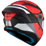CASCO INTEGRAL HELMET MT TARGO S KAY B5 MATE ROJO BLANCO NEGRO /ECE 22.06 - Imagen 6