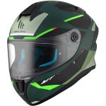 CASCO INTEGRAL HELMET MT TARGO S KAY C6 MATE NEGRO VERDE /ECE 22.06
