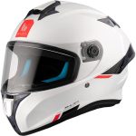 CASCO INTEGRAL HELMET MT TARGO S SOLID A0 BLANCO PERLA BRILLO /ECE 22.06