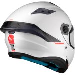 CASCO INTEGRAL HELMET MT TARGO S SOLID A0 BLANCO PERLA BRILLO /ECE 22.06 - Imagen 4