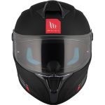 CASCO INTEGRAL HELMET MT TARGO S SOLID A1 NEGRO MATE /ECE 22.06 - Imagen 4