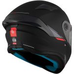 CASCO INTEGRAL HELMET MT TARGO S SOLID A1 NEGRO MATE /ECE 22.06 - Imagen 6