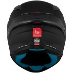 CASCO INTEGRAL HELMET MT TARGO S SOLID A1 NEGRO MATE /ECE 22.06 - Imagen 7