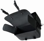 JUEGO DE ALFORJAS DE CUERO AUTÉNTICO DE 3,5MM, PARA MOTO CUSTOM Y HARLEY BIKERS/  VENTURE NEGRO 2 X 16 LITROS - Imagen 5