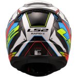 CASCO INTEGRAL LS2-FF353 RAPID II XDRON WHITE NEON ORANGE/ NARANJA NEÓN BLANCO -06 ECE 22.06 - Imagen 5