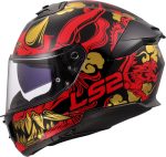 CASCO INTEGRAL DE LS2-FF808 STREAM II DRAKO BLACK RED/NEGRO ROJO -ECE 22.06 - Imagen 2