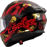 CASCO INTEGRAL DE LS2-FF808 STREAM II DRAKO BLACK RED/NEGRO ROJO -ECE 22.06 - Imagen 3