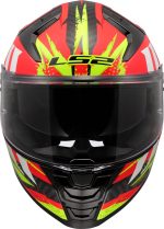 CASCO INTEGRAL CARBON LS2- FF811 VECTOR II C TANTIC RED H-V YELLOW/ROJO H-V AMARILLO- ECE 22.06 - Imagen 5