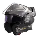 CASCO MODULAR LS2-FF901 ADVANT X C HORIZON SILVER GREY-ECE 22.06. FIBRA DE CARBONO GRIS PLATA - Imagen 4