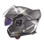 CASCO MODULAR LS2-FF901 ADVANT X C HORIZON SILVER GREY-ECE 22.06. FIBRA DE CARBONO GRIS PLATA - Imagen 5