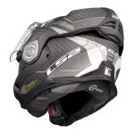 CASCO MODULAR LS2-FF901 ADVANT X C HORIZON SILVER GREY-ECE 22.06. FIBRA DE CARBONO GRIS PLATA - Imagen 6