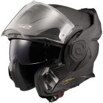 CASCO MODULAR LS2-FF901 ADVANT X SOLID MATT CARBON-06 NEGRO MATE - Imagen 6