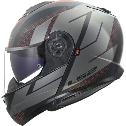 CASCO MODULAR LS2-FF908 STROBE II CODE BLACK GREY/NEGRO GRIS -06 -ECE 22.06.