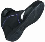 BOTAS DE MOTO ZAPATILLAS DE MOTO IMPERMEABLES Y TRANSPIRABLES CON HOMOLOGACIÓN CE ALLEYCAT LILA NEGRO - Imagen 4