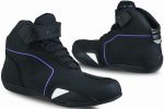 BOTAS DE MOTO ZAPATILLAS DE MOTO IMPERMEABLES Y TRANSPIRABLES CON HOMOLOGACIÓN CE ALLEYCAT LILA NEGRO - Imagen 7